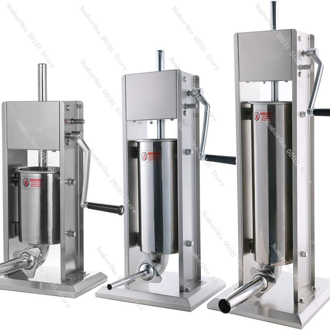Sausage Stuffer Vertical 5L - 수직형 스테인리스 스틸 수동 소시지 스터퍼