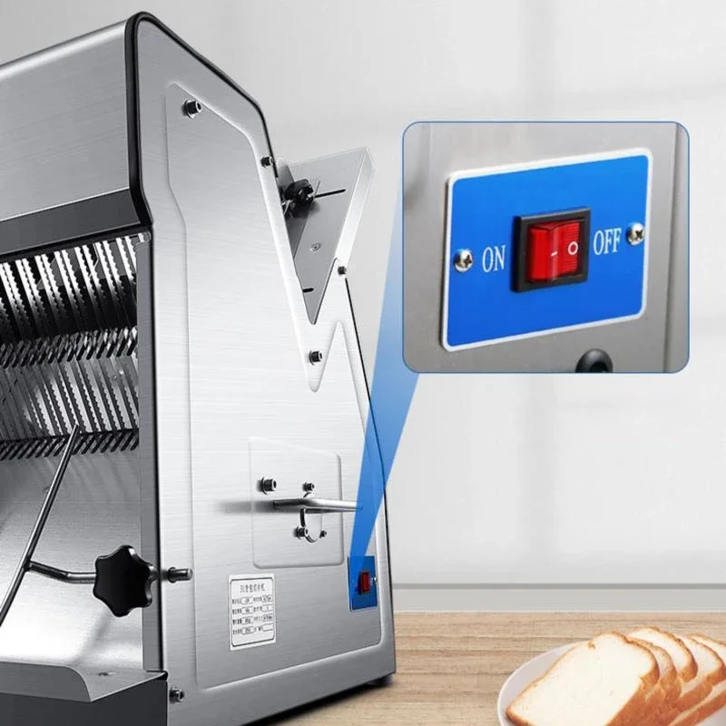 Commercial Bread Slicer Electric - 220V/370W 상업용 다기능 빵 토스트 슬라이서