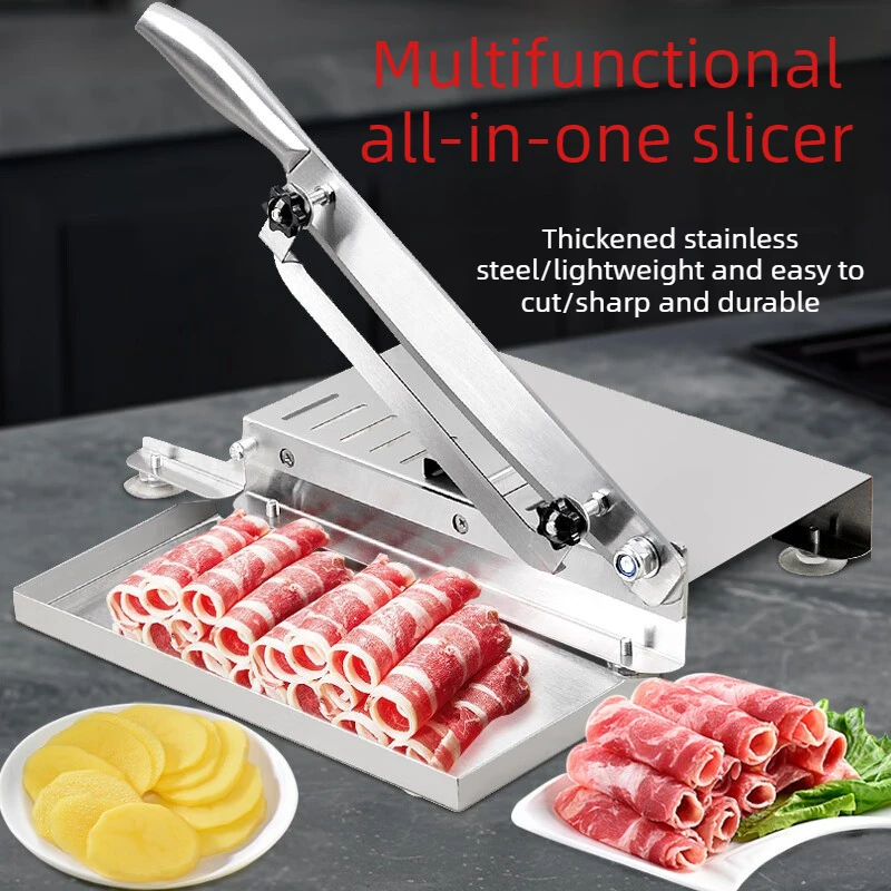 Frozen Meat Slicer Manual - 스테인리스 스틸 재질의 수동식 고기 슬라이서,