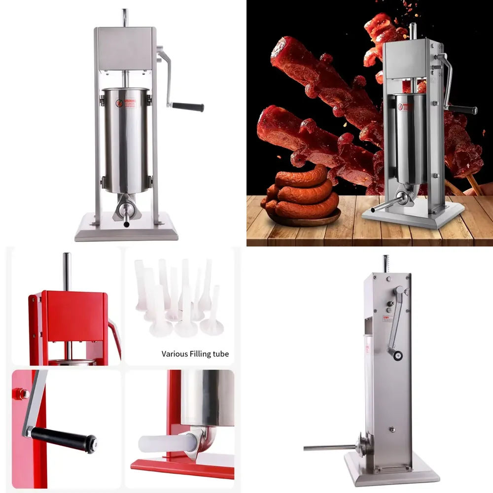 Sausage Stuffer Vertical 5L - 2026 5L 스테인리스 스틸 전기 수직형