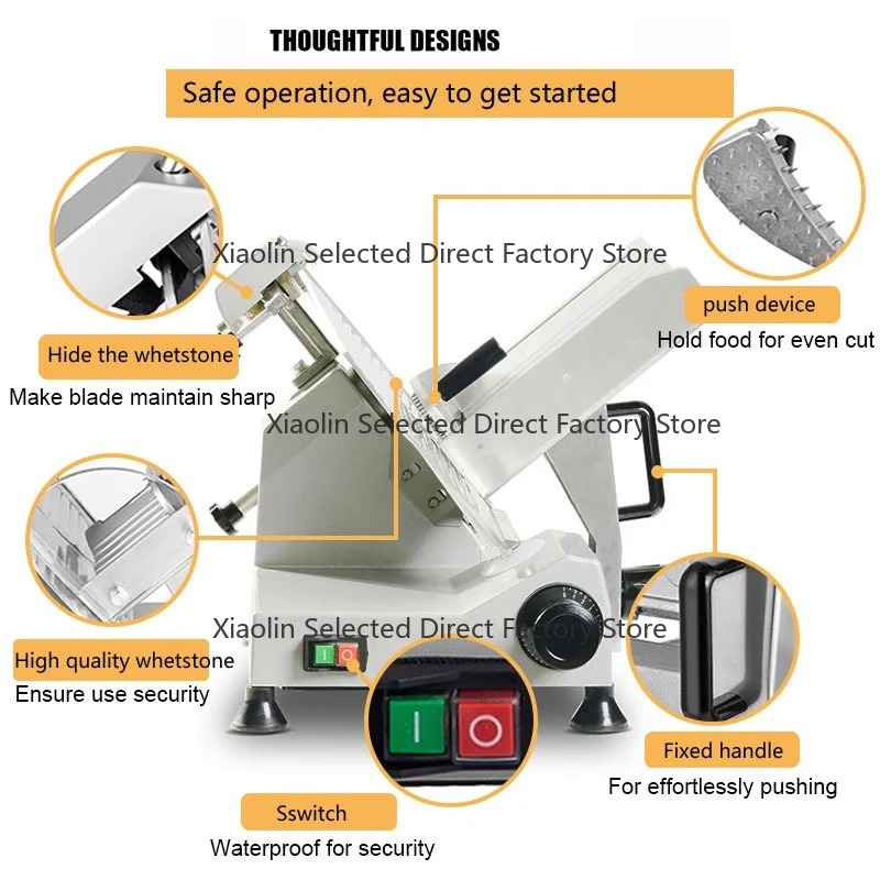 Commercial Meat Slicer 10 Inch - 10인치 전기 육류 슬라이서 (상업용 및