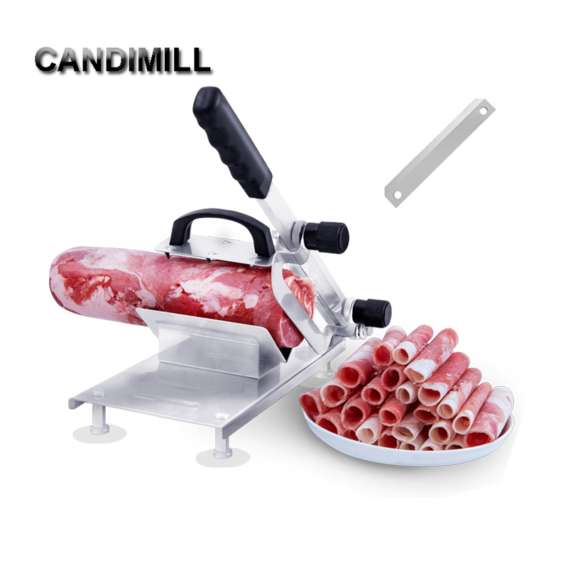 Frozen Meat Slicer Manual - CANDIMILL 수동 양고기 슬라이서 가정용 냉동