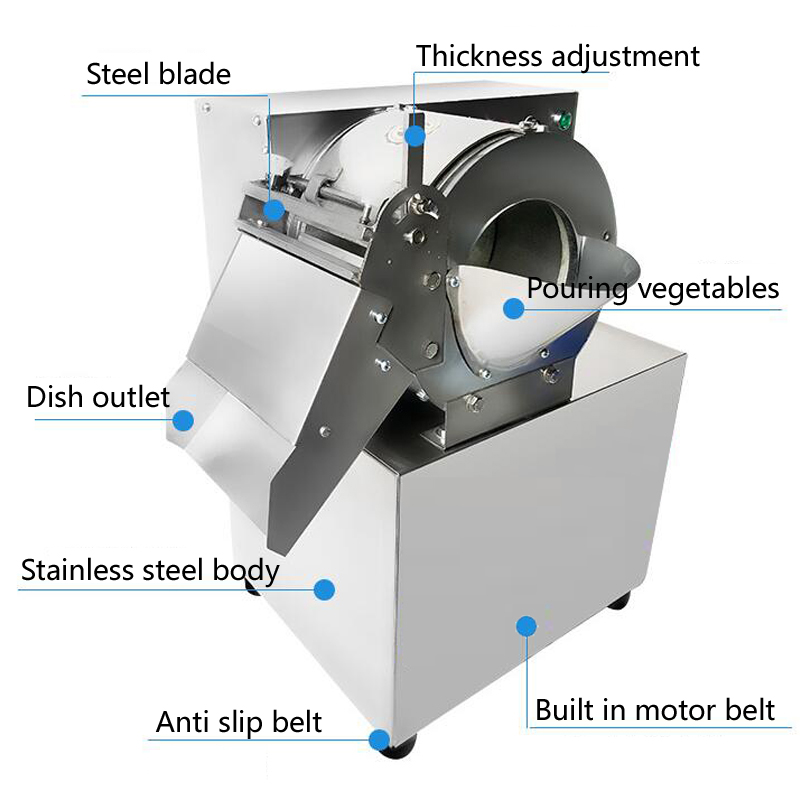 2.5-3Kg/분 전기 식품 야채 절단기 채소 고추 감 - Food Slicer Machine Stainless 리뷰 및 가격