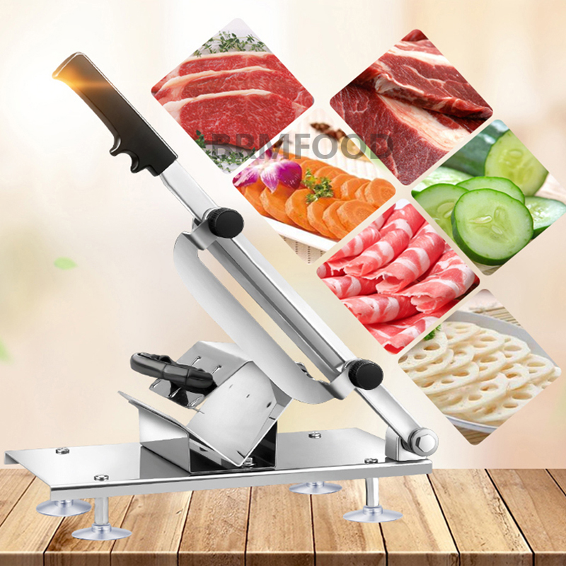 냉동 치즈 소시지 고기 슬라이싱 기계 스테인리스 스틸  - Frozen Meat Slicer Manual 리뷰 및 가격