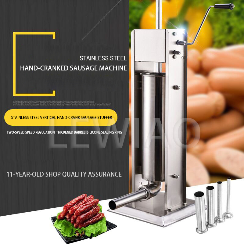 5L 수직형 수동 스테인리스 소시지 제조기 소시지 필러 - Sausage Stuffer Vertical 5L 리뷰 및 가격