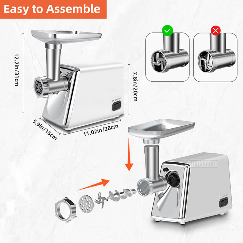 다기능 고기 절단기 가정용 전기 소시지 분쇄기 샐러드  - Meat Slicer Machine 300W 리뷰 및 가격
