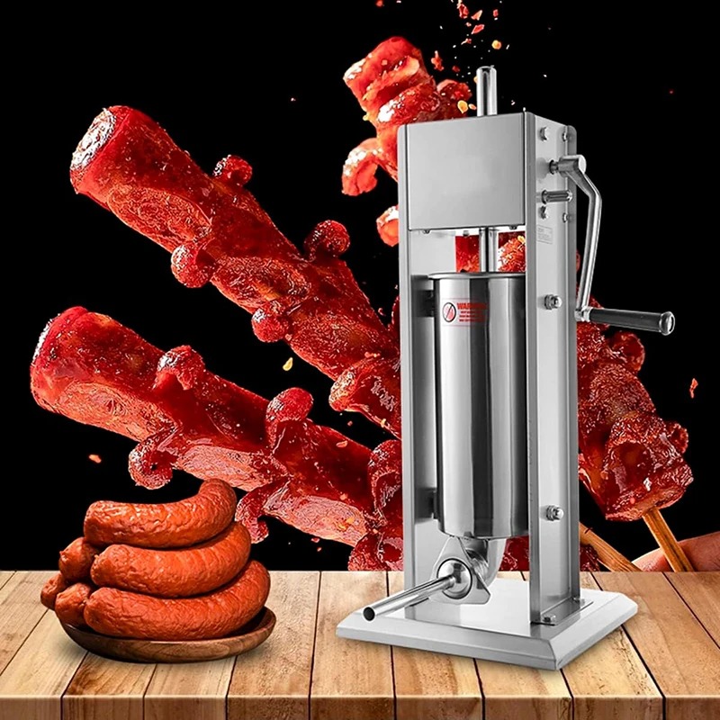 수동 5L 스테인리스 스틸 소시지 충전기 고기 충전기  - Sausage Stuffer Vertical 5L 리뷰 및 가격