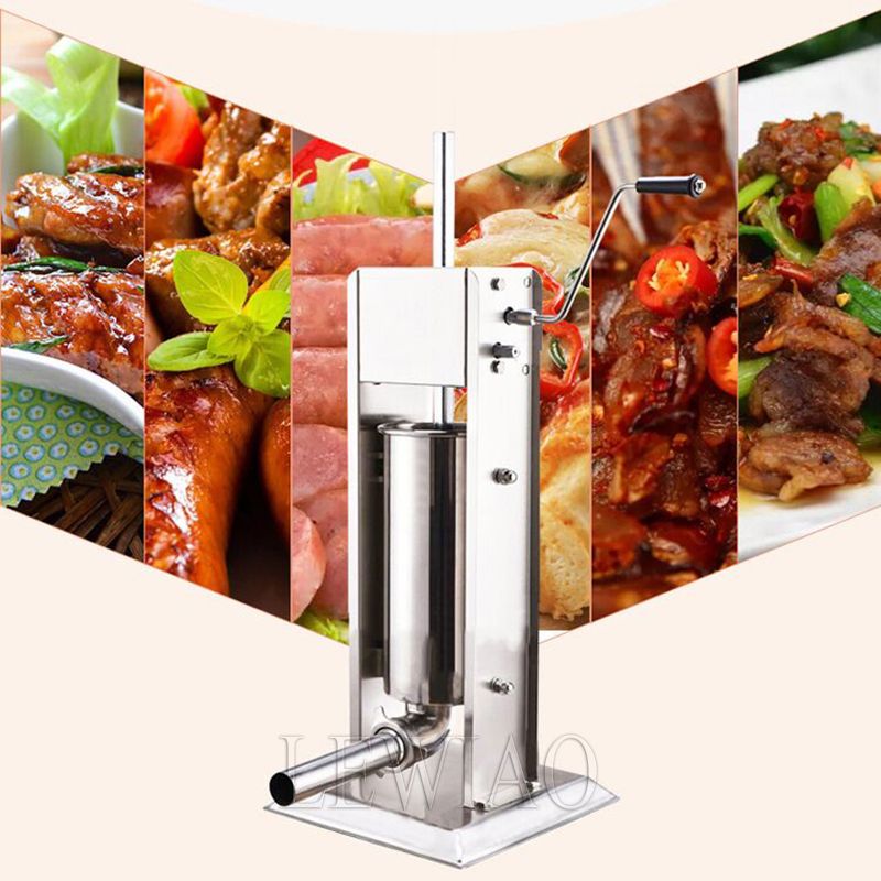 3L 수직형 수동 스테인리스 스틸 소시지 스터퍼 기계  - Sausage Stuffer Vertical 5L 리뷰 및 가격