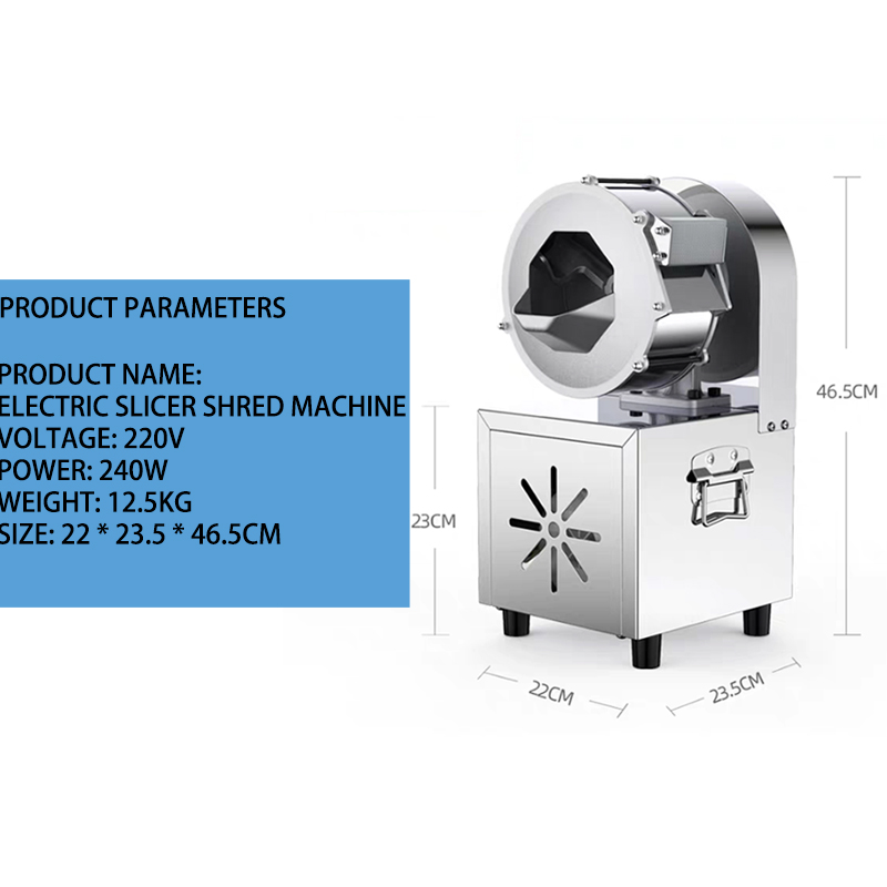 스테인리스 스틸 감자 커터, 식품점용 자동 야채 슬라이 - Food Slicer Machine Stainless 리뷰 및 가격